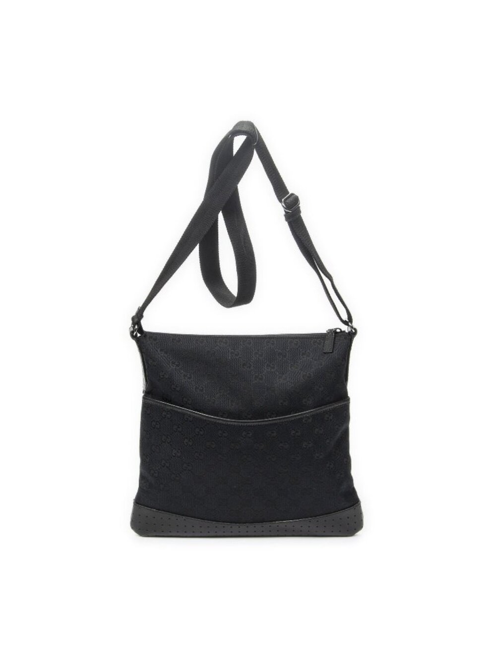 Gucci Web Media Messenger Black GG Canvas